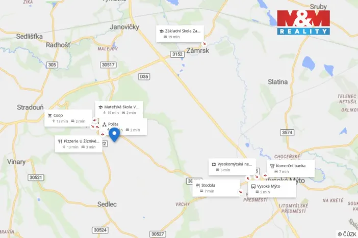 Prodej rodinného domu, Vraclav, 35 m2