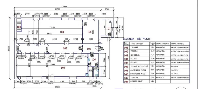 Pronájem komerční nemovitosti, Tovačov, 237 m2