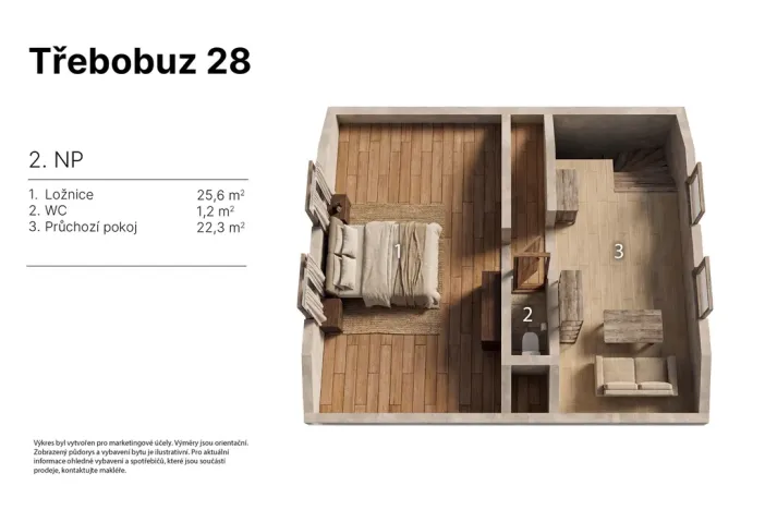 Prodej rodinného domu, Líšťany - Třebobuz, 92 m2