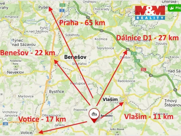 Prodej pozemku pro bydlení, Veliš - Sedlečko, 1168 m2