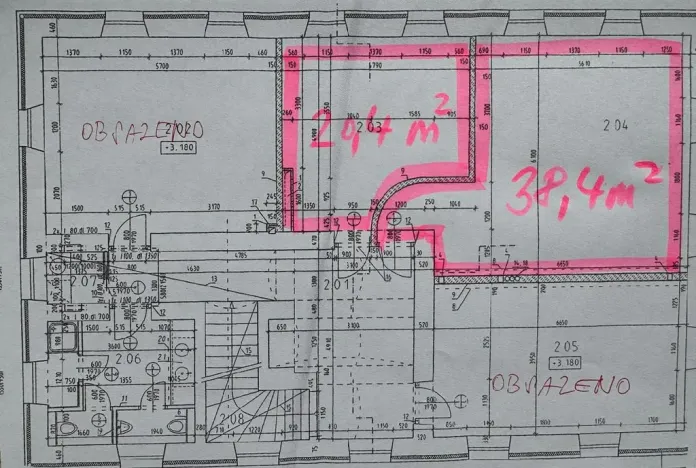 Pronájem kanceláře, Smržovka, Na Kopečku, 11 m2