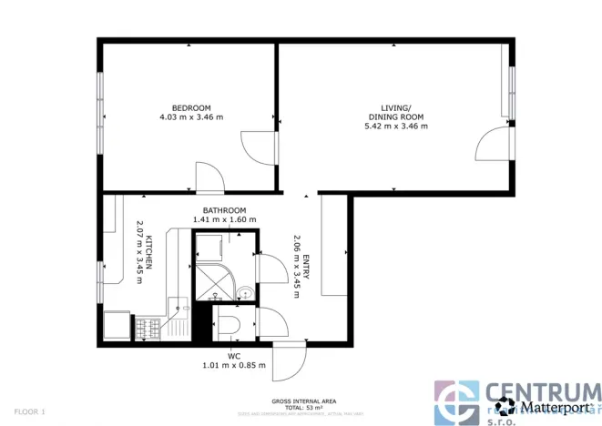 Prodej bytu 2+1, Praha - Strašnice, Nad vodovodem, 51 m2