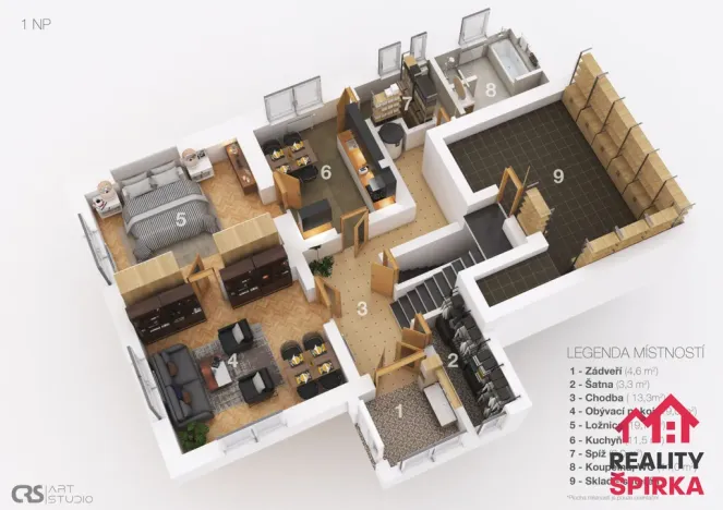 Prodej rodinného domu, Horní Čermná - Nepomuky, 150 m2