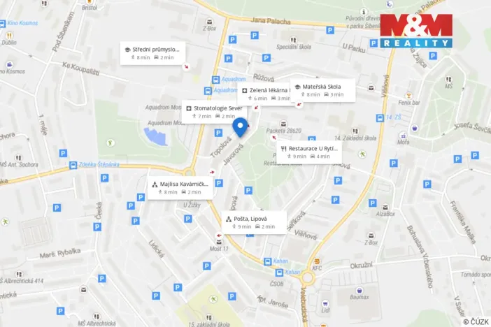 Pronájem bytu 1+1, Most, Javorová, 33 m2