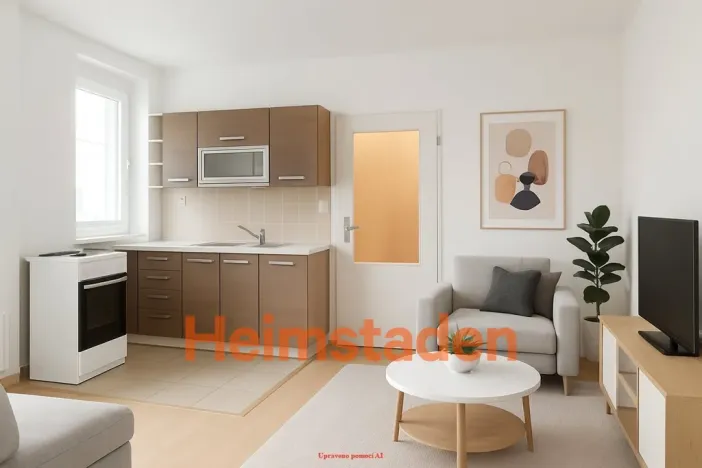 Pronájem bytu 1+kk, Karviná - Nové Město, Brožíkova, 28 m2