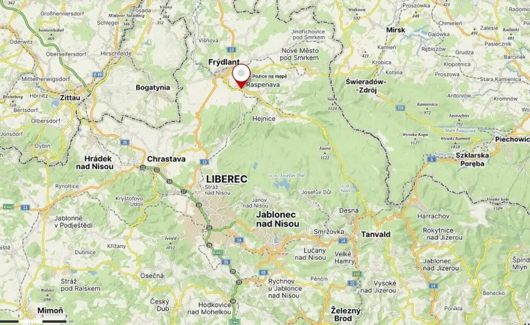 Prodej pozemku, Raspenava, 376 m2