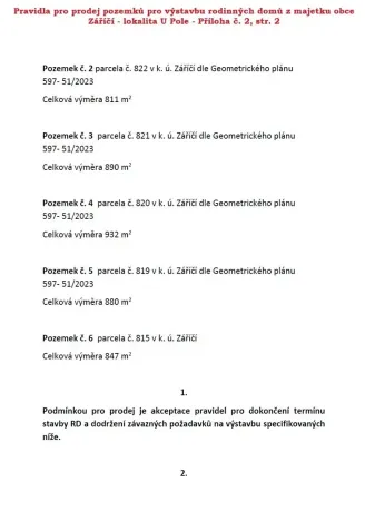 Prodej pozemku pro bydlení, Záříčí, 890 m2