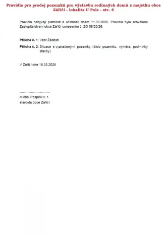 Prodej pozemku pro bydlení, Záříčí, 811 m2