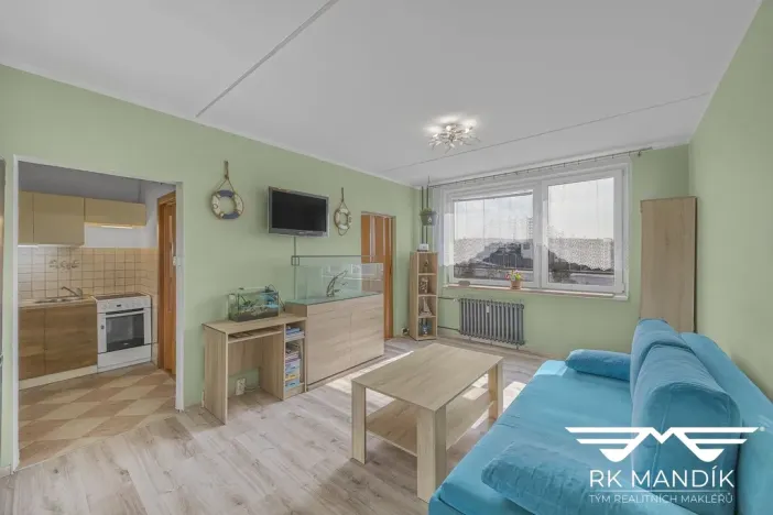 Prodej bytu 1+kk, Praha - Modřany, Nikoly Vapcarova, 32 m2