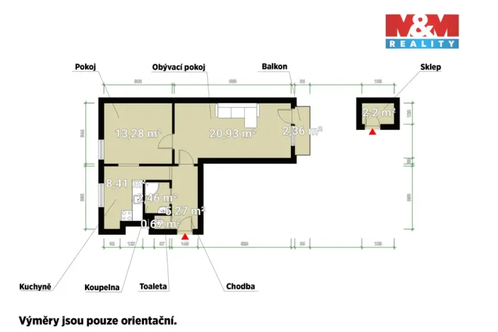 Pronájem bytu 2+1, Plzeň - Lobzy, Blatenská, 54 m2