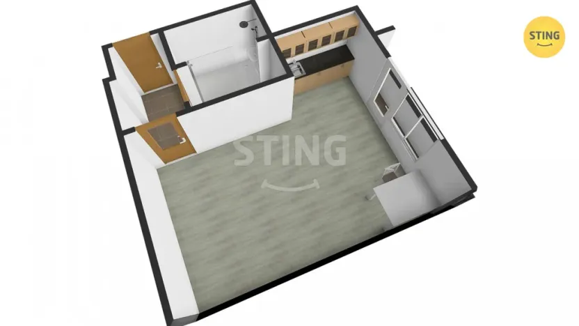 Prodej bytu 1+kk, Ostrava, Alžírská, 25 m2