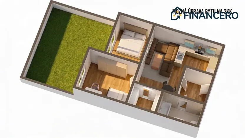 Prodej bytu 2+kk, Brno, Řípská, 60 m2