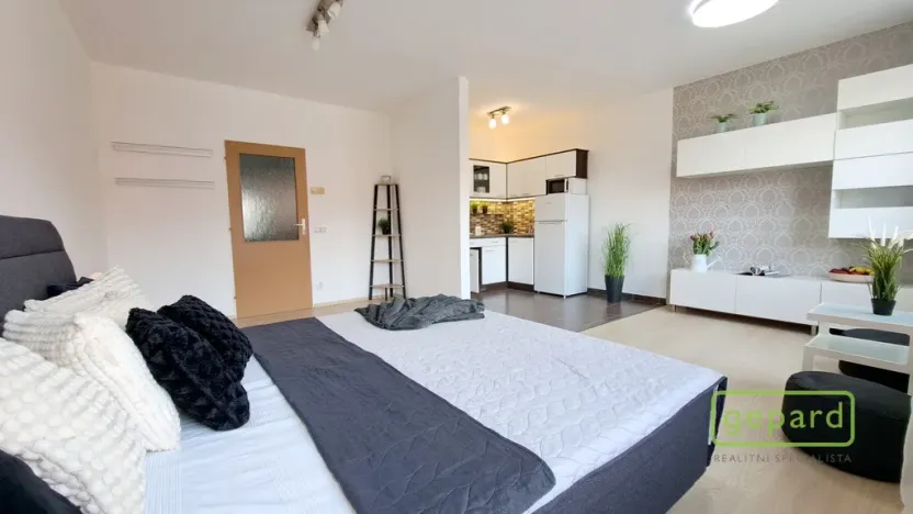 Pronájem bytu 1+kk, Brno, Keřová, 38 m2