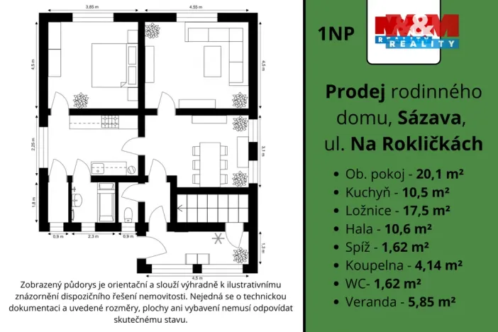 Prodej rodinného domu, Sázava, Na Rokličkách, 145 m2