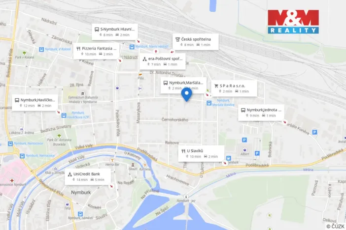 Pronájem obchodního prostoru, Nymburk, Maršála Koněva, 12 m2