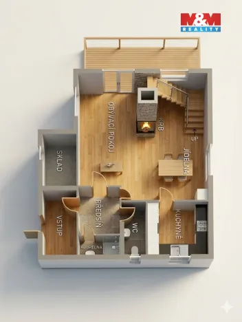 Prodej rodinného domu, Přední Výtoň, 97 m2