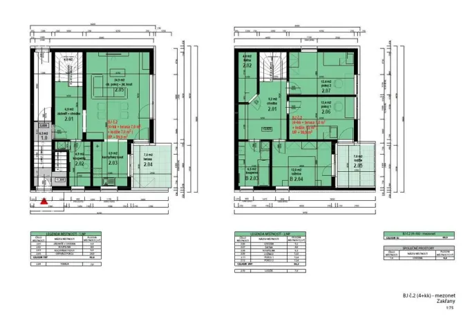 Prodej bytu 4+kk, Zakřany, 100 m2