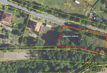 Prodej pozemku pro bydlení, Běloky, 1140 m2