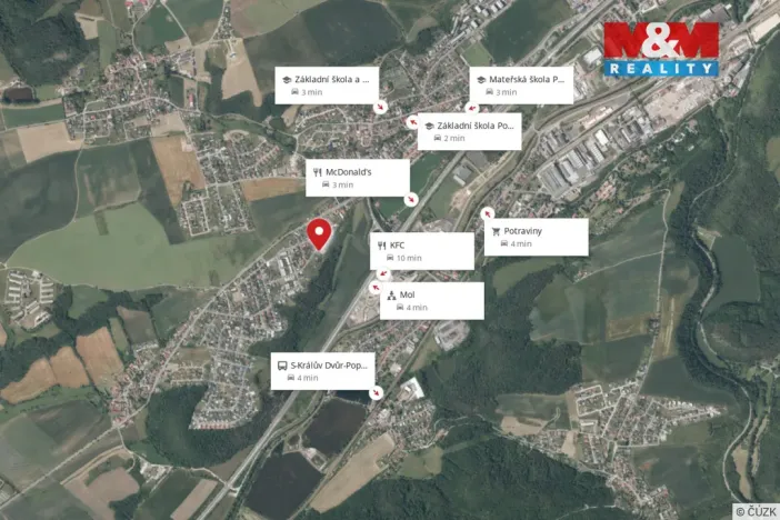 Prodej rodinného domu, Králův Dvůr - Popovice, Na Výsluní, 108 m2