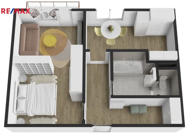 Prodej bytu 1+1, Brno - Bystrc, Kuršova, 42 m2