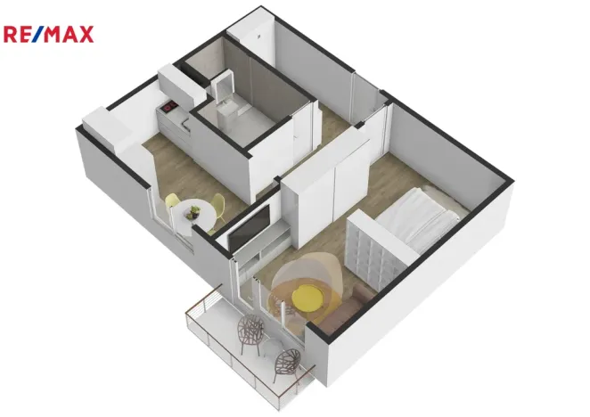 Prodej bytu 1+1, Brno - Bystrc, Kuršova, 42 m2