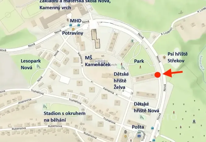 Pronájem bytu 2+1, Ústí nad Labem - Střekov, Nová, 60 m2