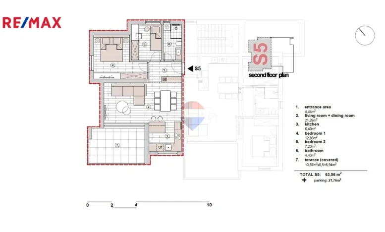 Prodej bytu 3+kk, Primošten,Chorvatsko, 57 m2