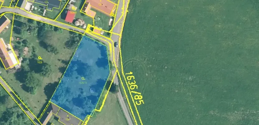 Prodej pozemku pro bydlení, Albrechtice nad Vltavou, 800 m2