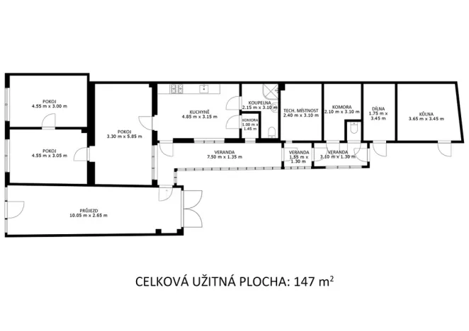 Prodej rodinného domu, Bučovice, Urbáškova, 147 m2