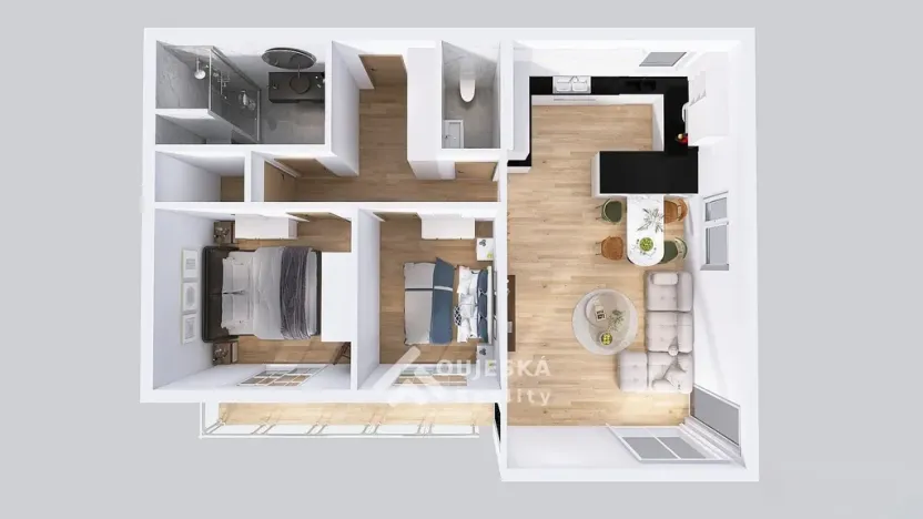 Prodej bytu 3+kk, Boskovice, Na Výsluní, 89 m2