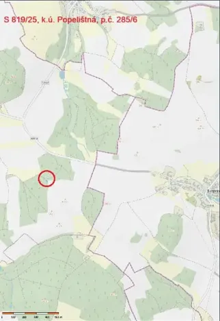 Prodej lesa, Červená Řečice, 48 m2