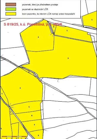 Prodej lesa, Červená Řečice, 48 m2