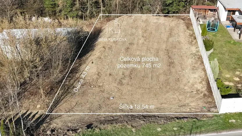 Prodej pozemku pro bydlení, Kyjov, 745 m2