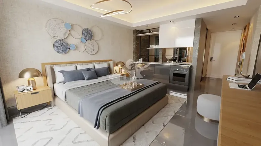 Prodej bytu 1+kk, Trikomo, Kypr, 37 m2