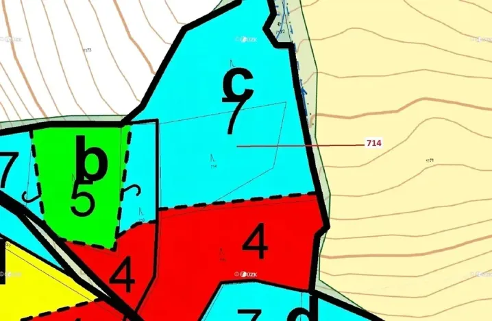Dražba lesa, Kuřimany, 2850 m2
