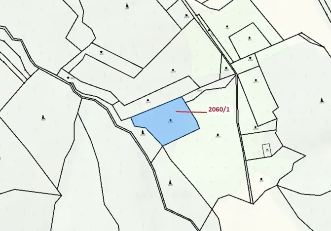 Dražba louky, Slopné, 2555 m2