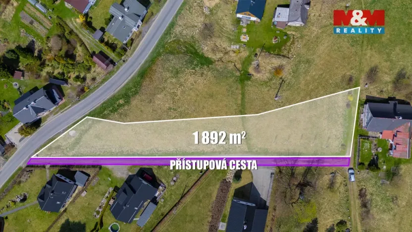 Prodej pozemku pro bydlení, Lučany nad Nisou, 1892 m2