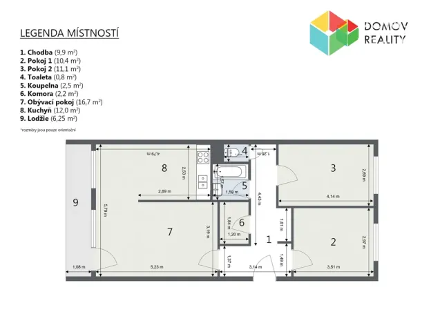 Prodej bytu 3+1, Beroun - Beroun-Město, Okružní, 68 m2