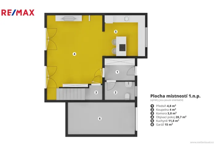 Pronájem rodinného domu, Bašť, Kostelecká, 123 m2