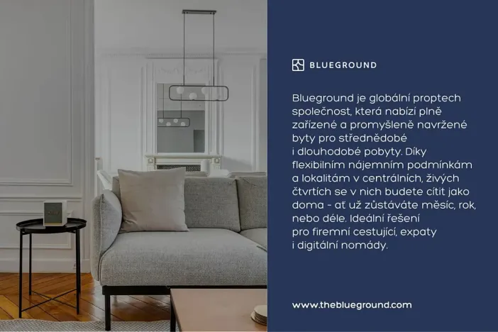 Pronájem bytu 2+kk, Praha - Karlín, Urxova, 50 m2