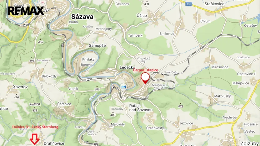 Prodej obchodního prostoru, Rataje nad Sázavou, 200 m2