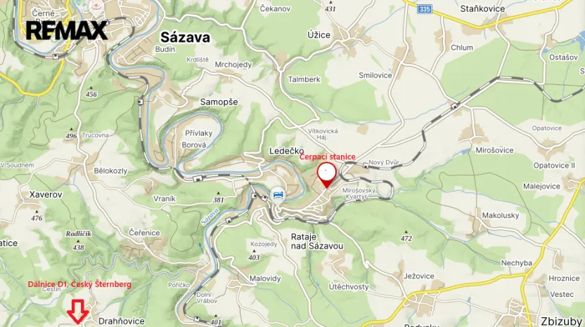 Prodej obchodního prostoru, Rataje nad Sázavou, 200 m2