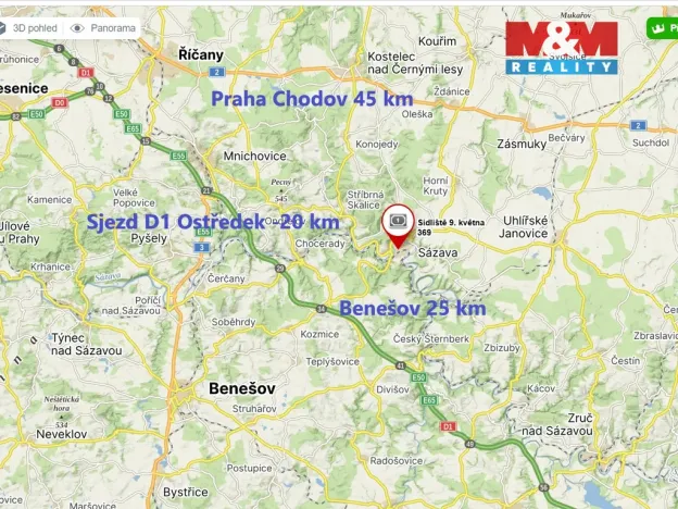 Prodej bytu 2+kk, Sázava, Sídliště 9. května, 42 m2