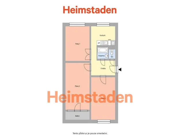 Pronájem bytu 3+1, Havířov - Město, Matuškova, 70 m2