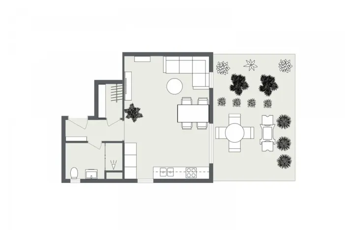 Pronájem bytu 1+kk, Bravantice, 39 m2