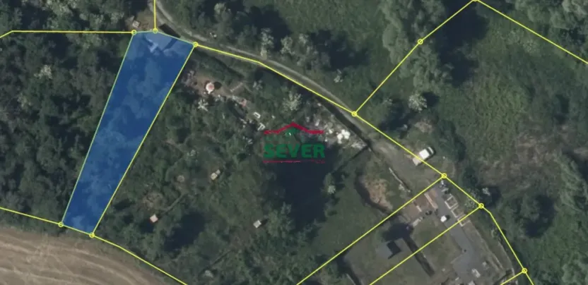 Prodej zahrady, Braňany, 553 m2