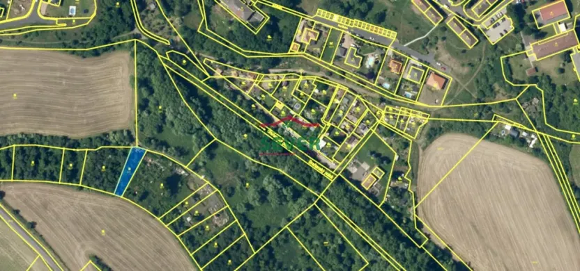 Prodej zahrady, Braňany, 553 m2