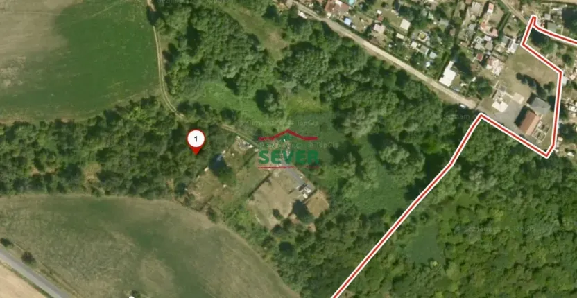 Prodej zahrady, Braňany, 553 m2