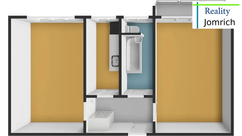 Prodej bytu 2+1, Liberec, Dvorská, 50 m2