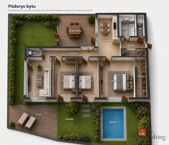 Prodej bytu 5+kk, Plzeň - Doubravka, Na Terasách, 128 m2